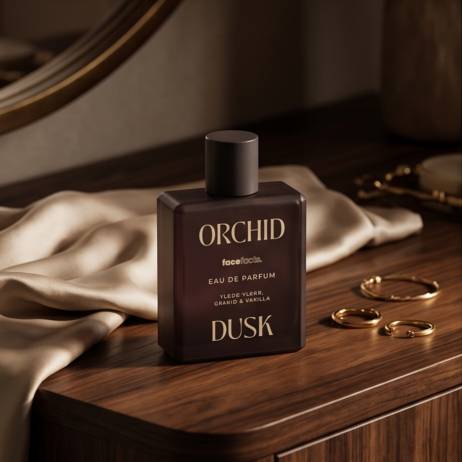 Personalised Face Facts Fragrance Orchid Dusk