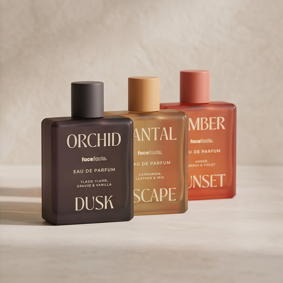 Personalised Face Facts Fragrance Orchid Dusk