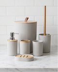 6pc Bathroom Set - Stone