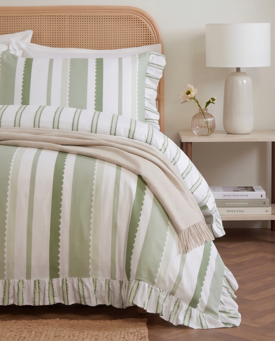 Frilly Maya Bedding Set Single