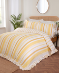 Frilly Maya Yellow Bedding Set