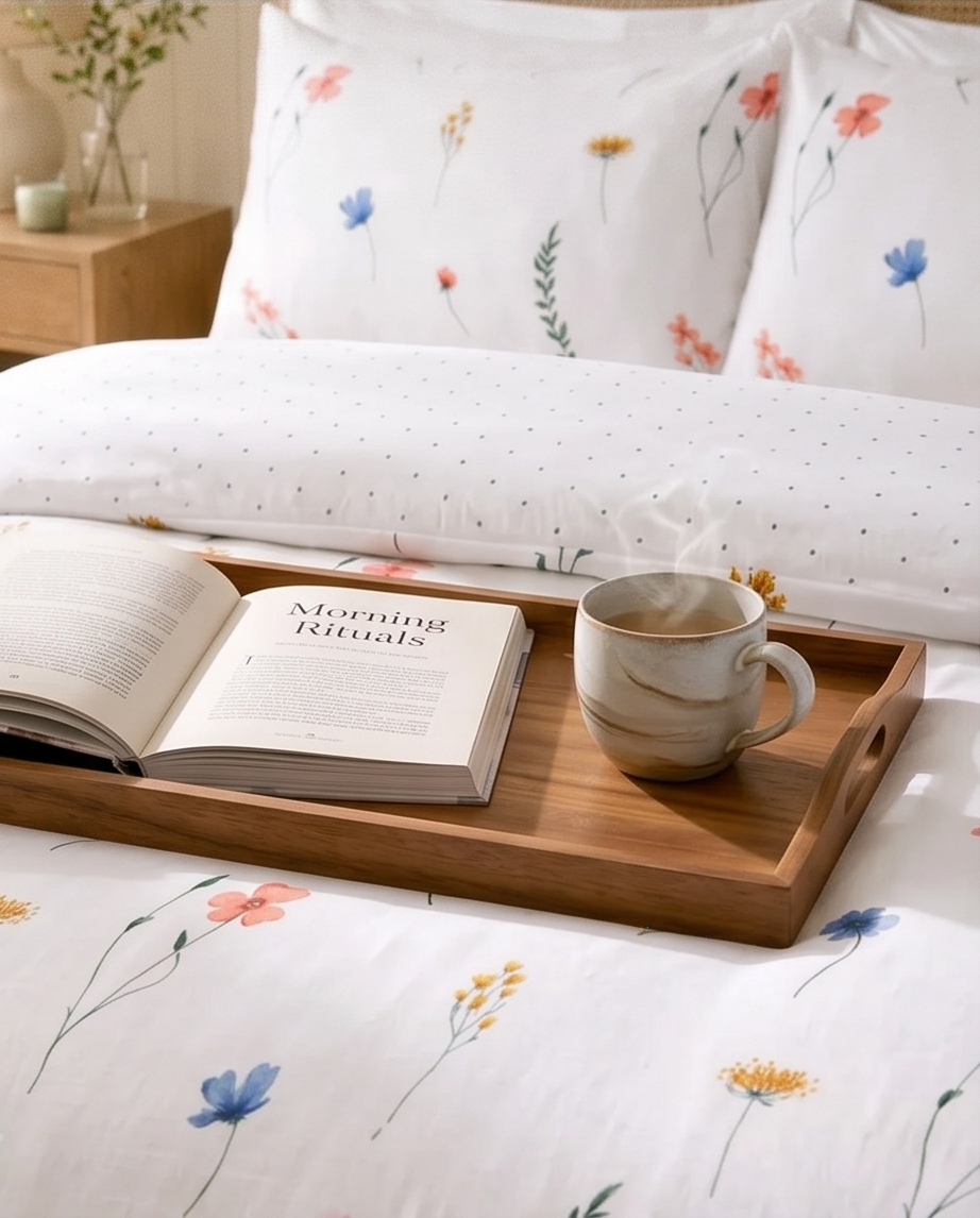 Pressed Flowers  Bedding Set