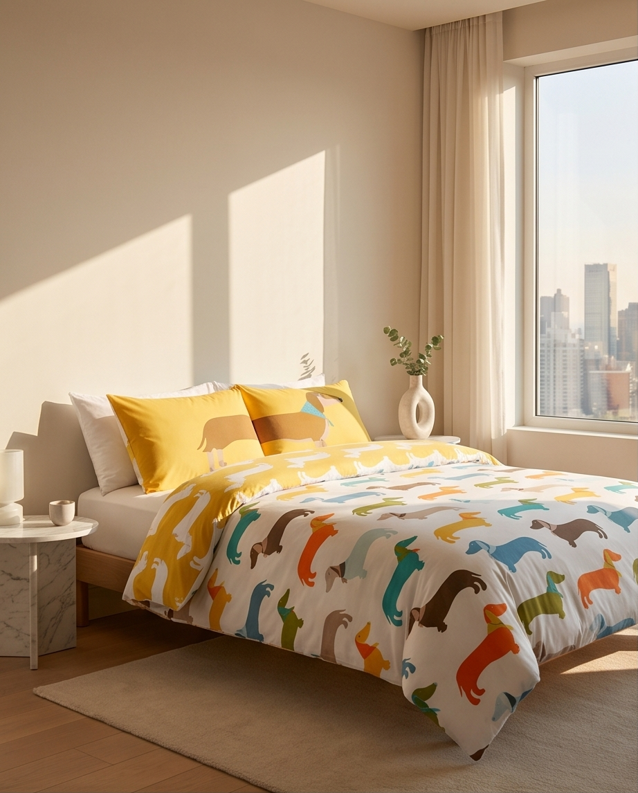 Sausage Dog  Bedding Set