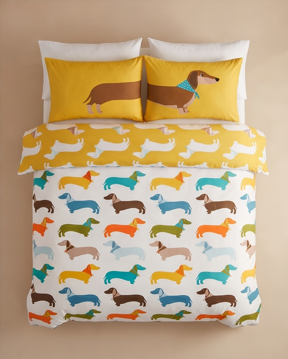 Sausage Dog  Bedding Set