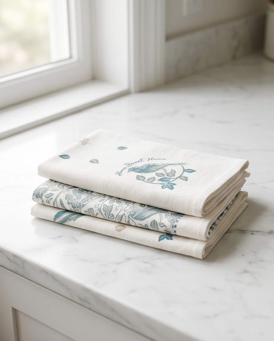 Tea Towels - Flora & Fauna    Pack of 3
