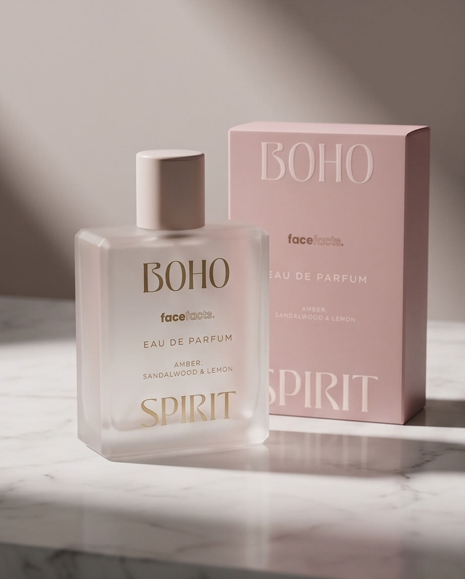 Personalised Face Facts Fragrance Boho Spirit