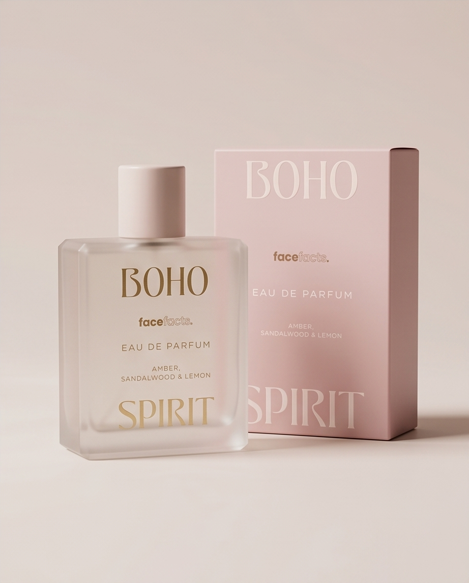 Personalised Face Facts Fragrance Boho Spirit