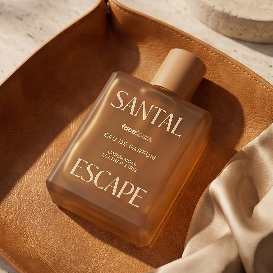 Personalised Face Facts Fragrance Santal Escape