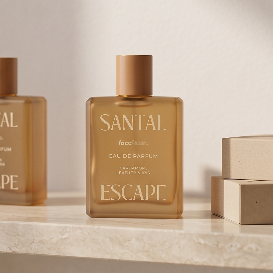 Personalised Face Facts Fragrance Santal Escape