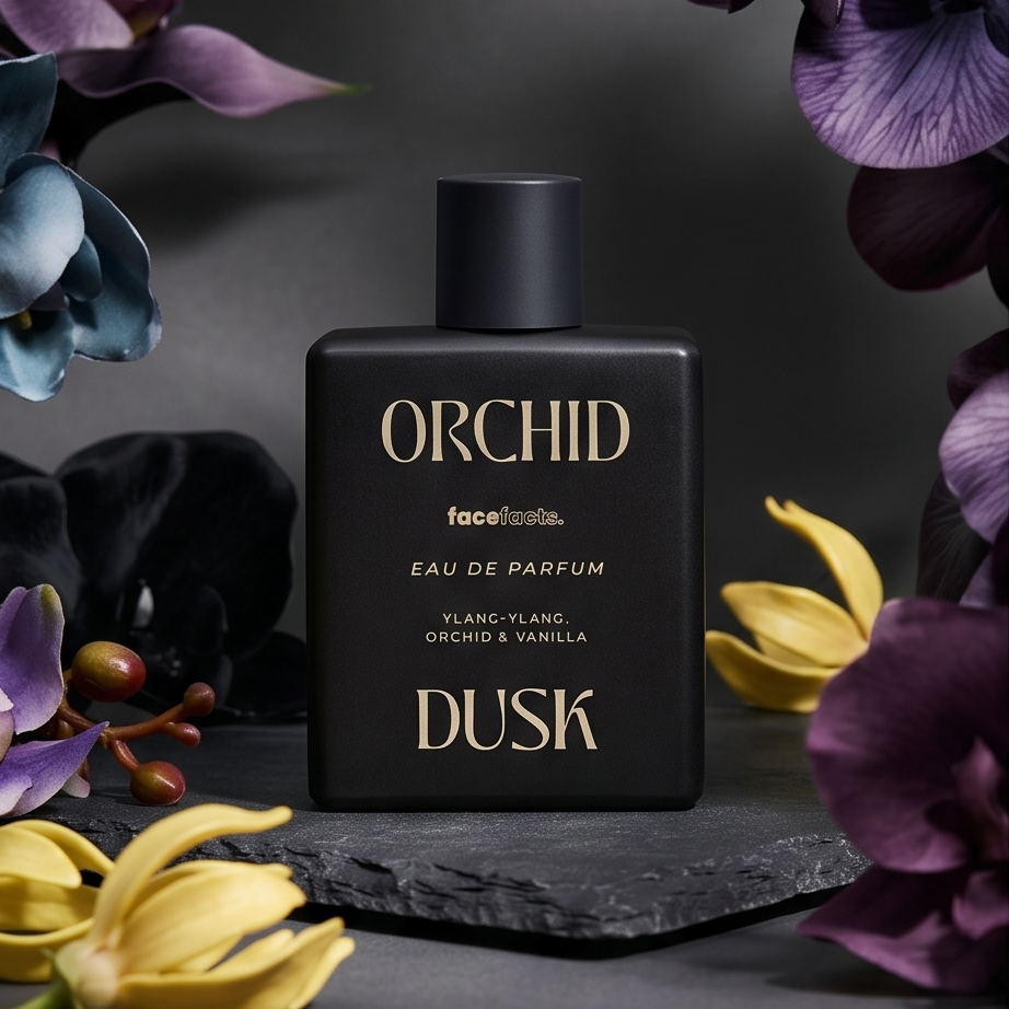 Personalised Face Facts Fragrance Orchid Dusk