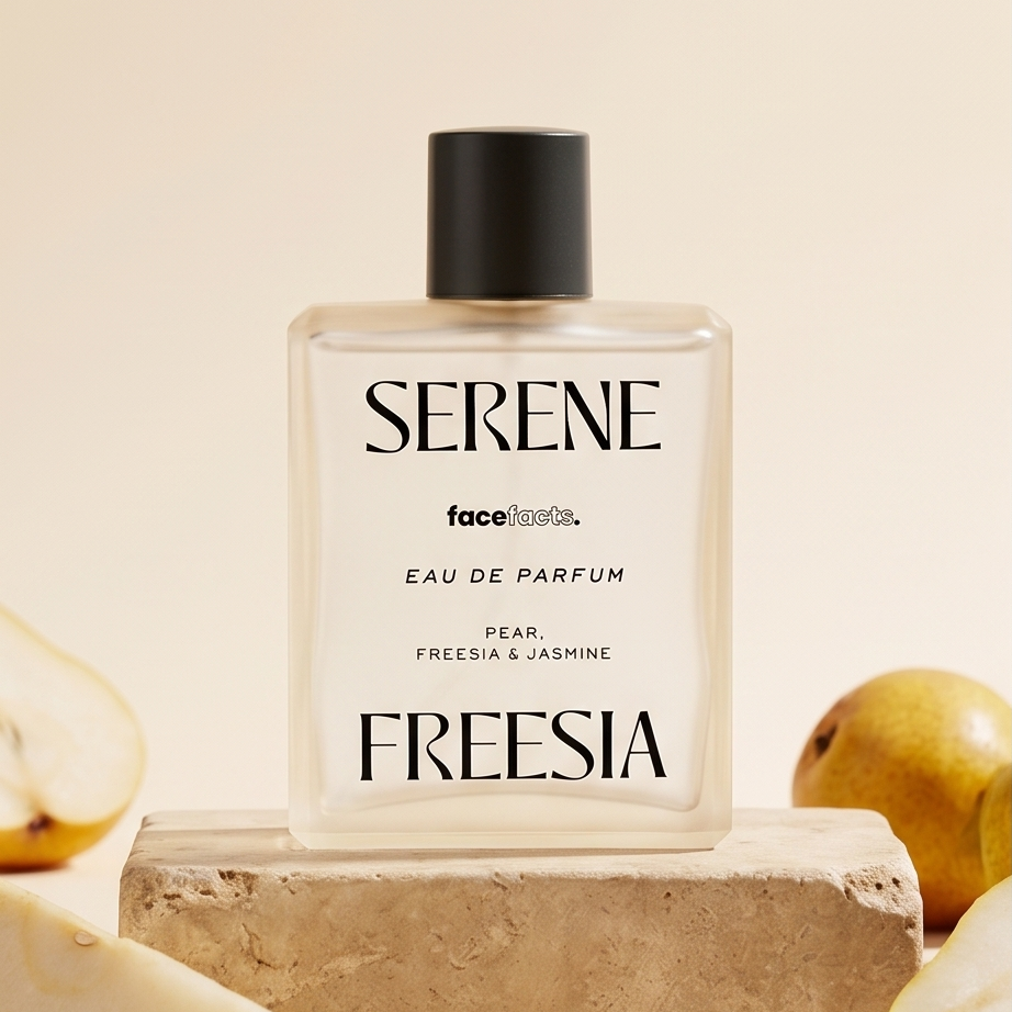 Personalised Face Facts Fragrance Serene Freesia