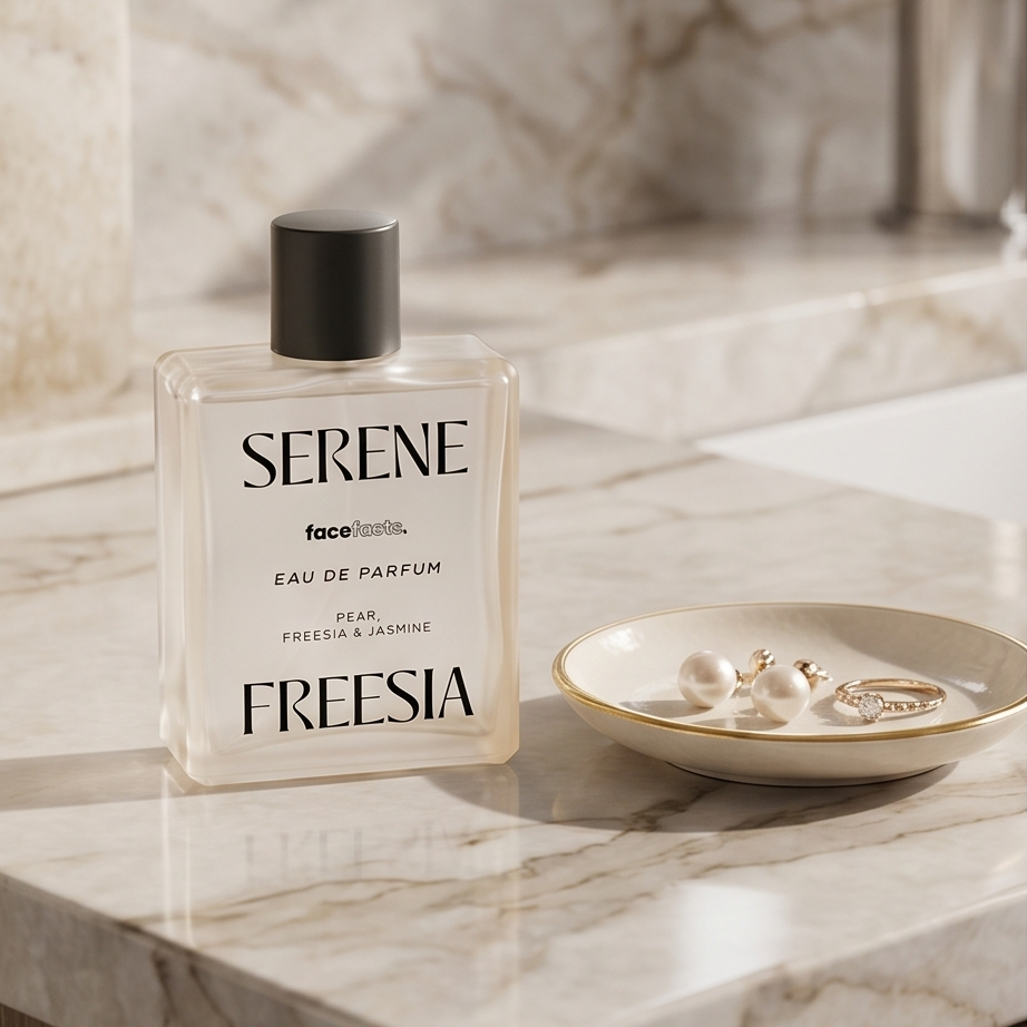 Personalised Face Facts Fragrance Serene Freesia