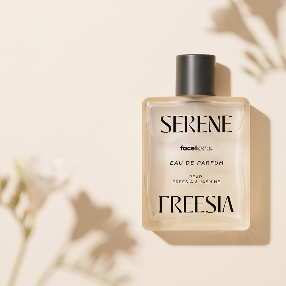 Personalised Face Facts Fragrance Serene Freesia