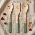 Set of 3 Bamboo Utensils - Forest Fable