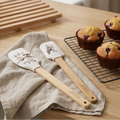 Set of 2 Spatulas - Forest Fable ( Owl, Rabbit)