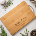 Personalised Bamboo Chopping Board with Handle