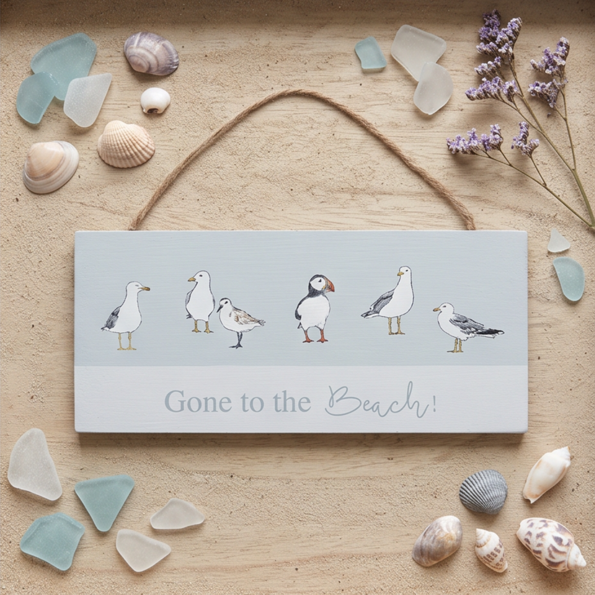 Coastal Birds - Rectangular Plaque