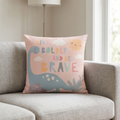 Dinosaur Cushion - Brave