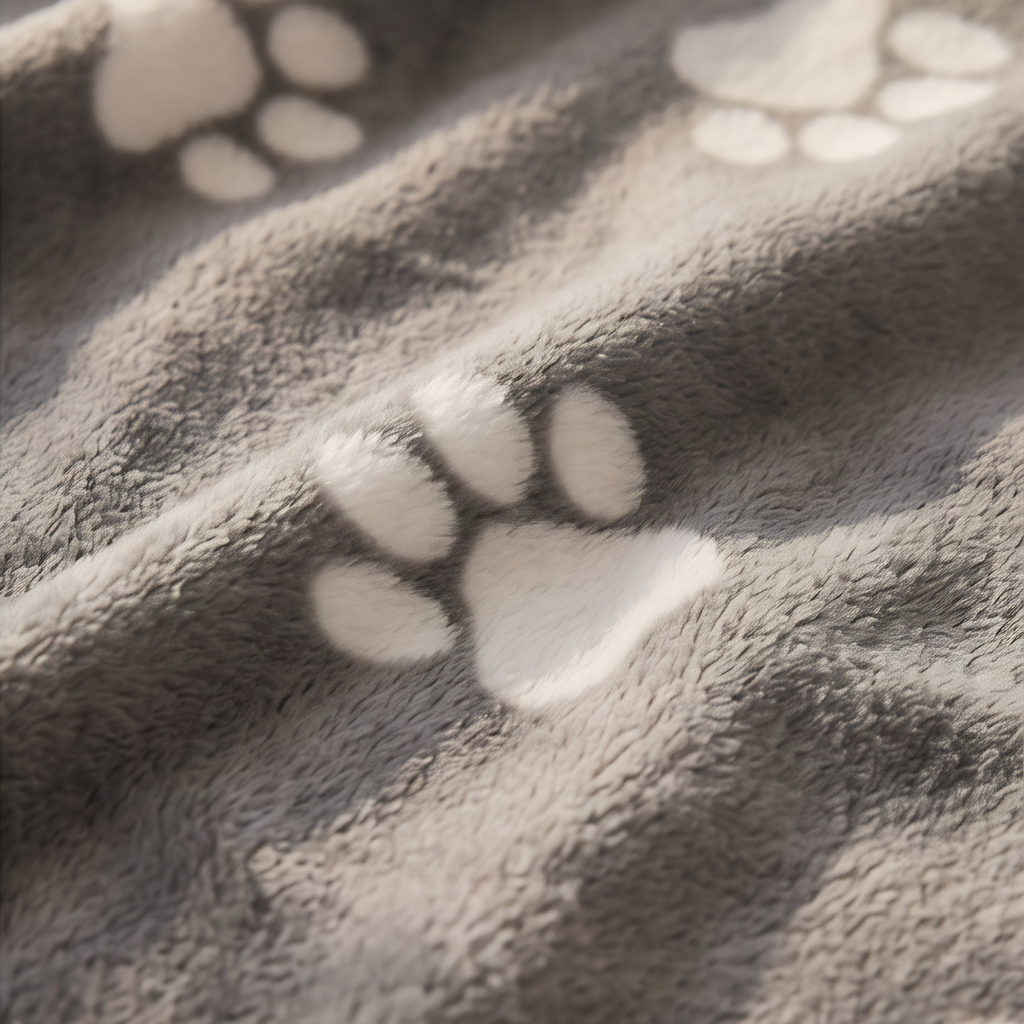 Paw Print Pet Blanket