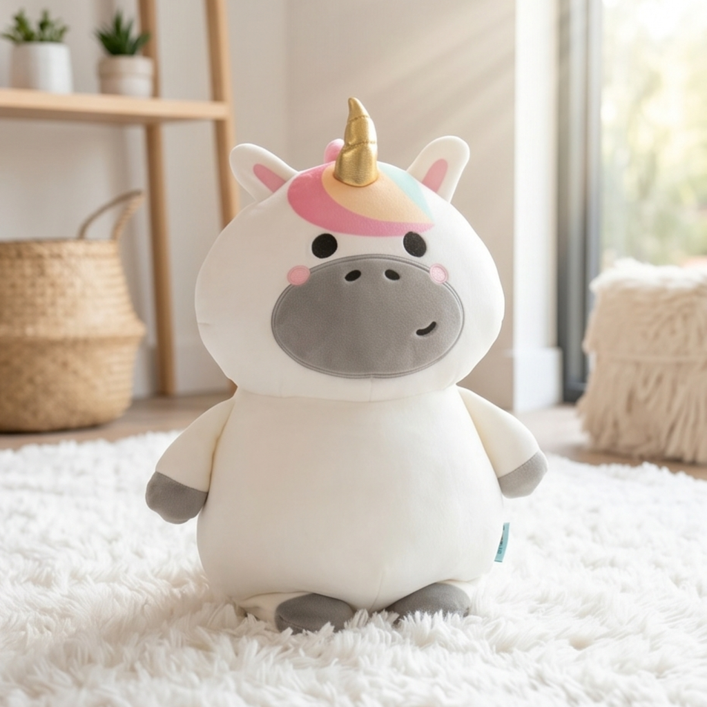 2 in 1 Travel Pillow & Plush Toy - Unicorn
