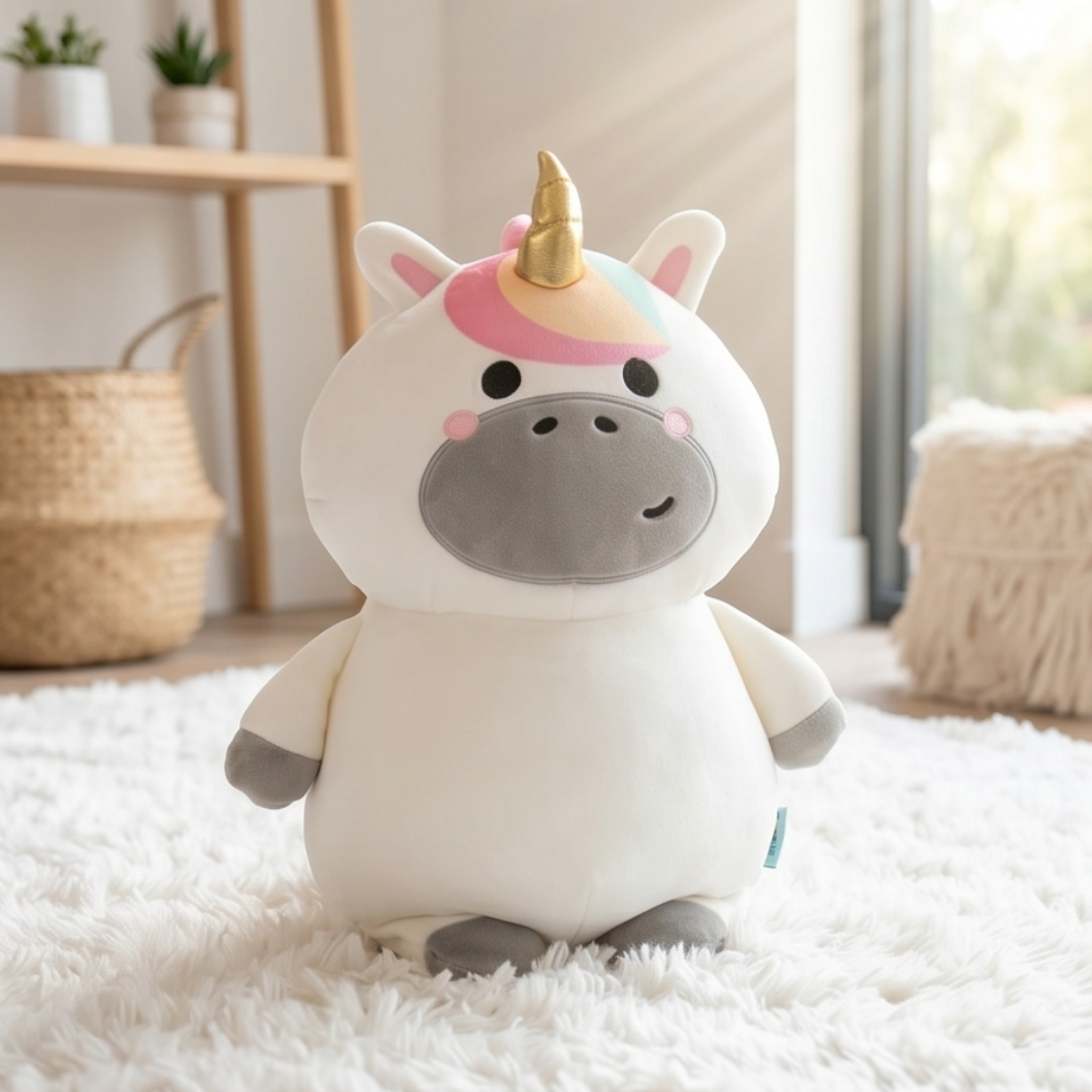 2 in 1 Travel Pillow & Plush Toy - Unicorn