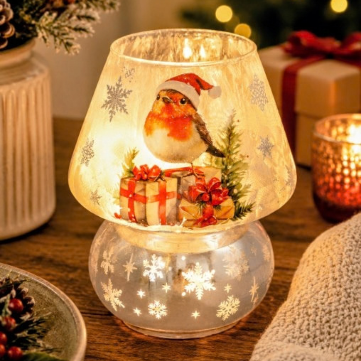 Frosted Lamp - Robin
