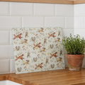 Forest Fable ( Owl, Rabbit)  - Glass Worktop Saver