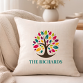 Personalised Linen Cushion Cover