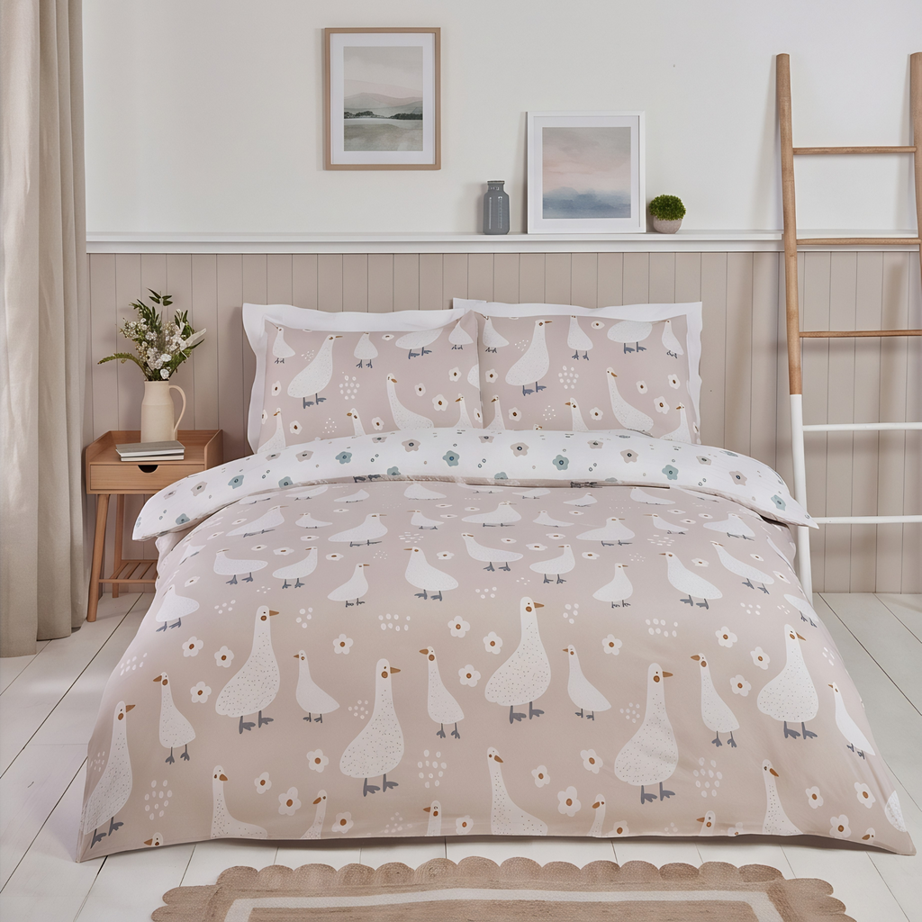 Jemima Natural   Bedding Set
