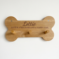 Personalised Dog Bone Wall Rack