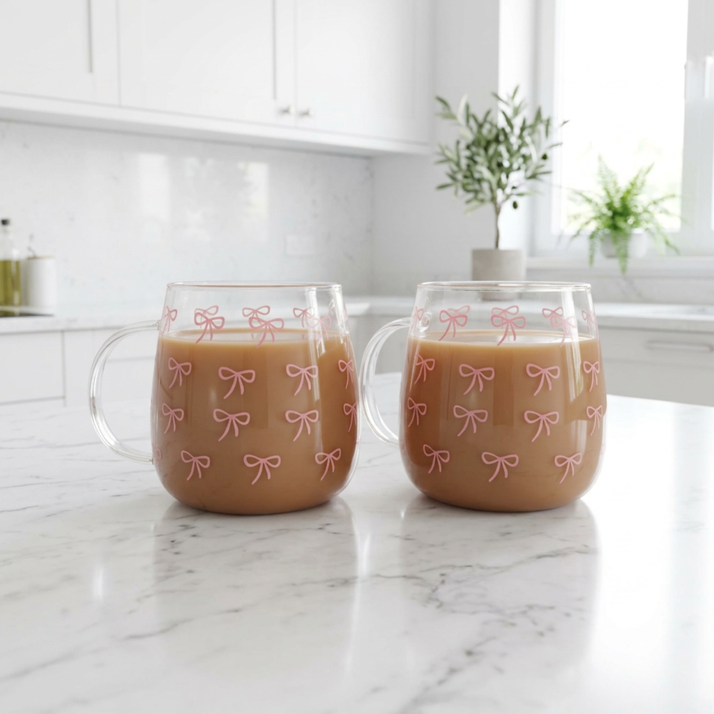 Bow Mugs 2pk