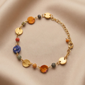 Bead and Brass Bracelet