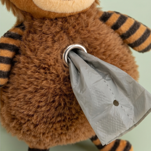 3D Plush Poop Bag with 20 Bags