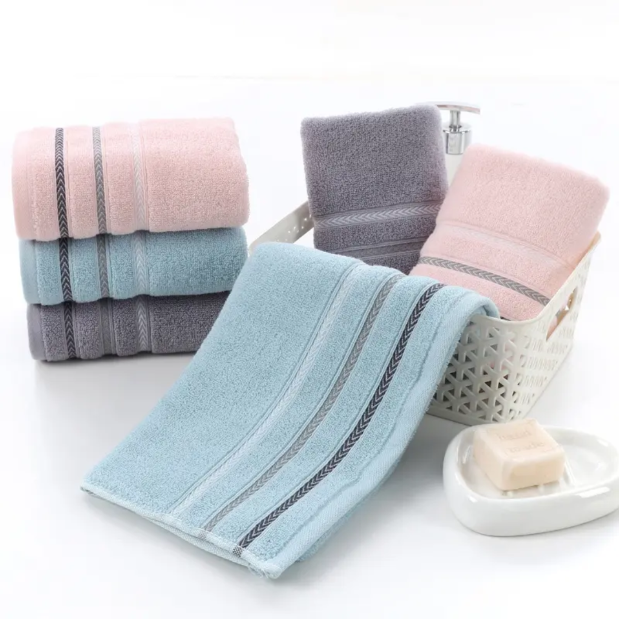 Satin File Hand Towel