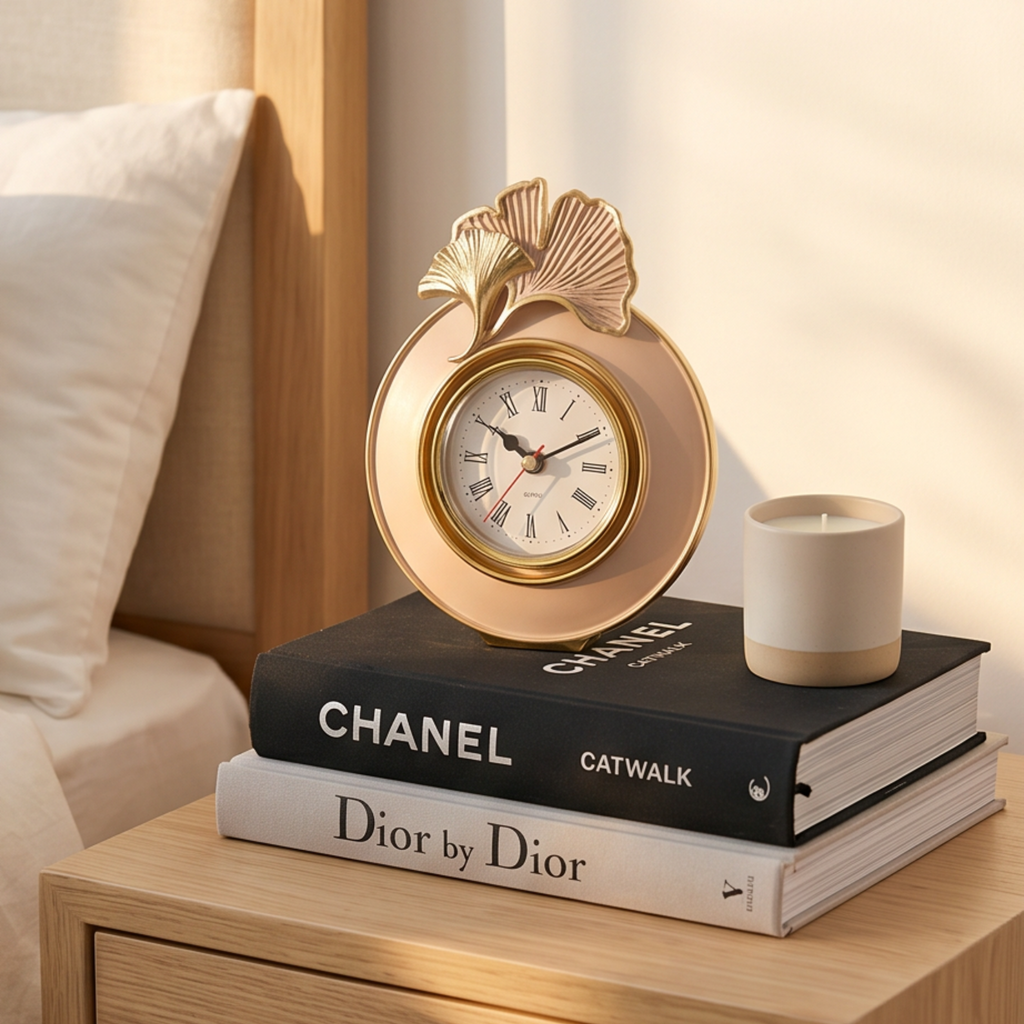 Ginkgo Mantel Clock