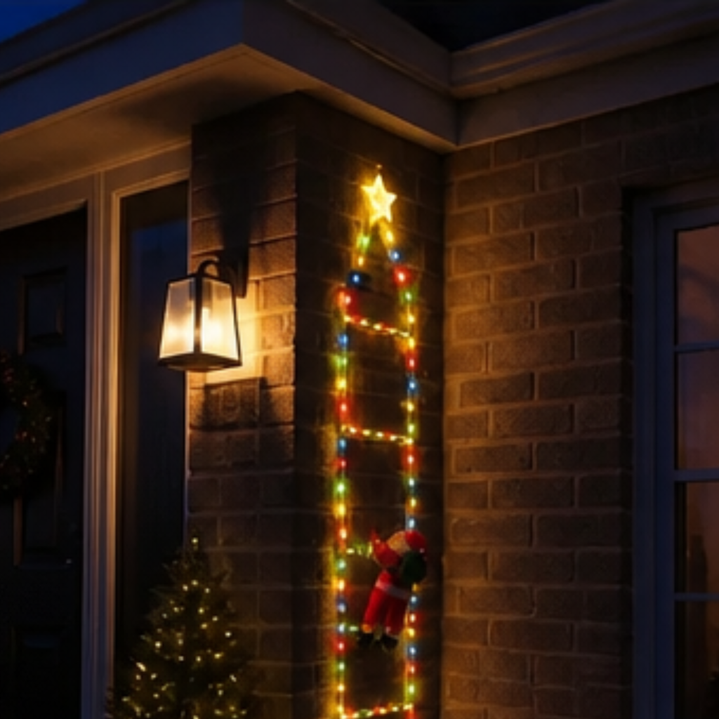 Santa's Light Up Ladder