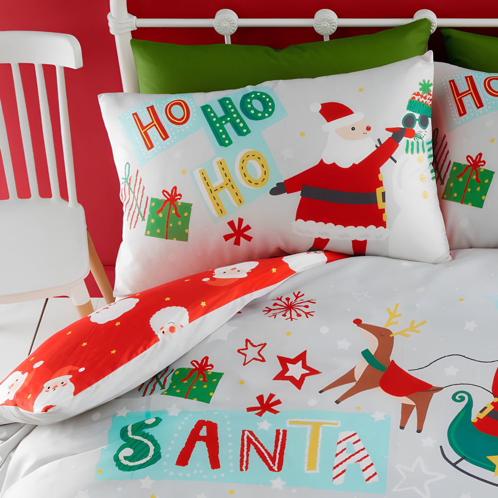 Santa Please Stop Here Bedding Set