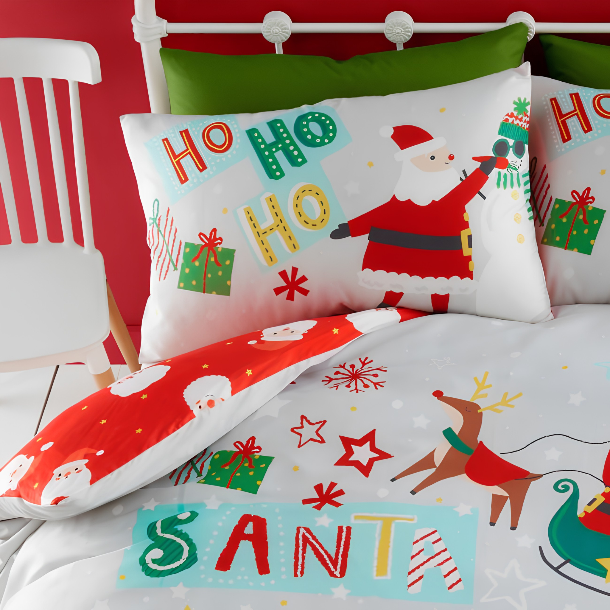 Santa Please Stop Here Bedding Set