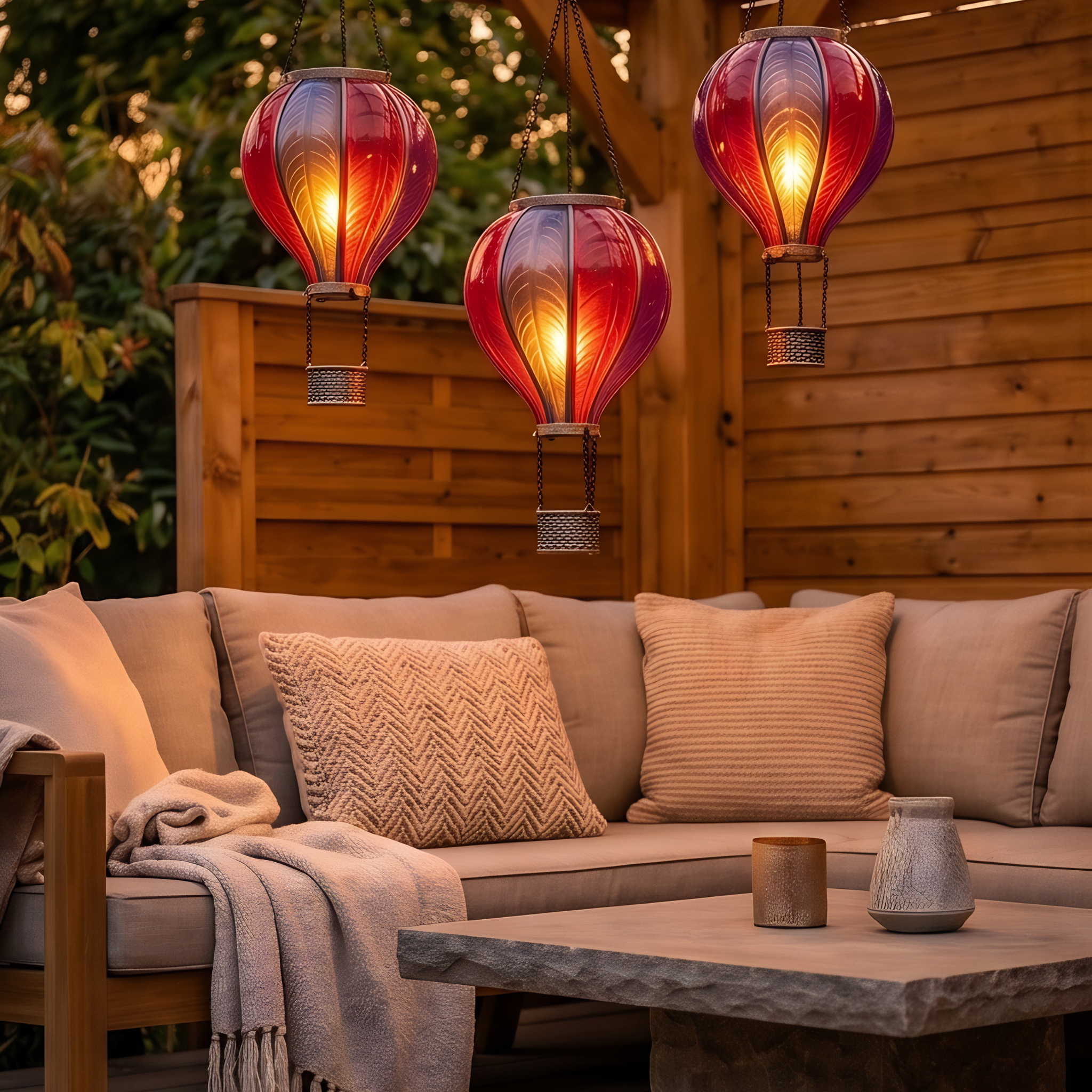 Solar Rainbow Balloon Chime