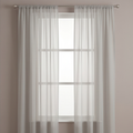 Top Voile Curtain Panels Pk2-  H90” x W59”