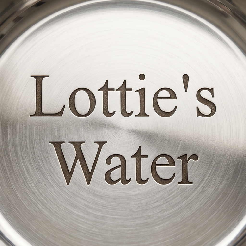 Personalised Dog Steel Bowl 1400ml
