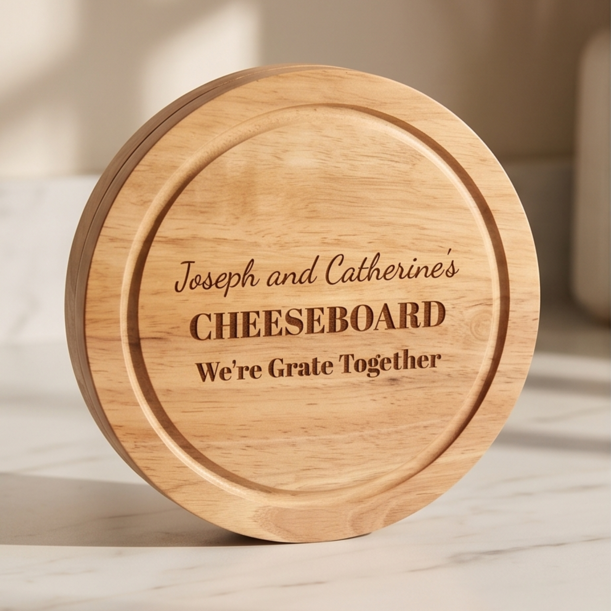Personalised Cheese Board Set