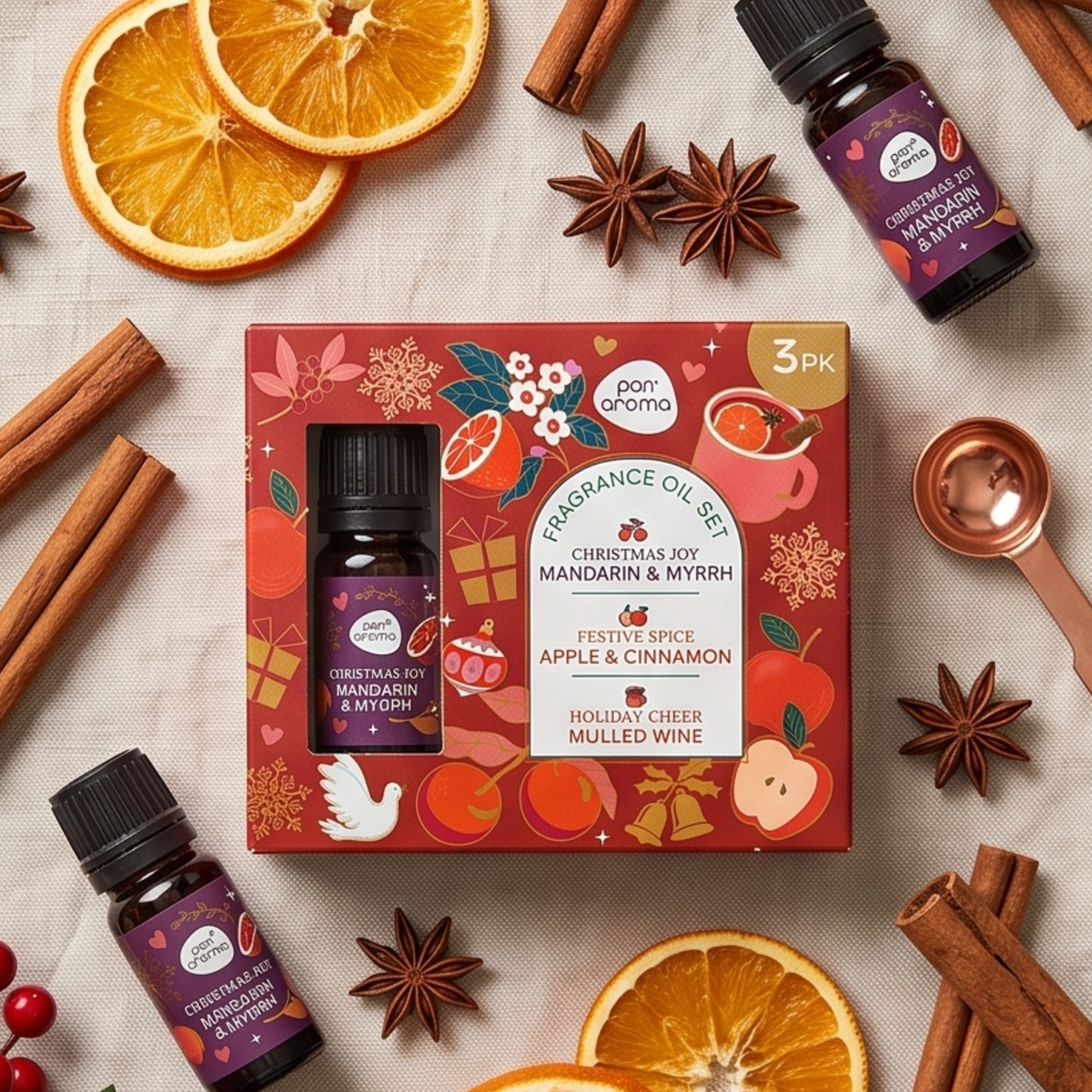 Christmas Scented Oils - Set of 3