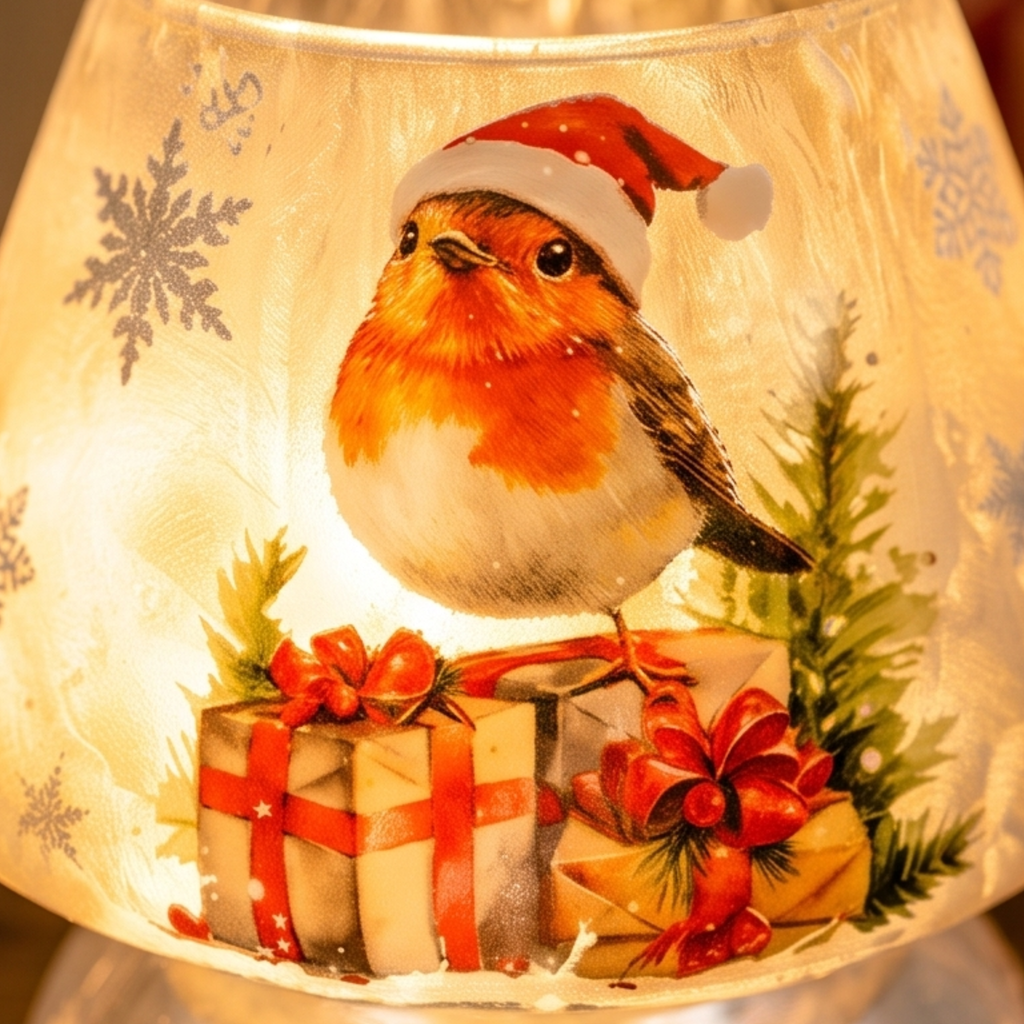 Frosted Lamp - Robin