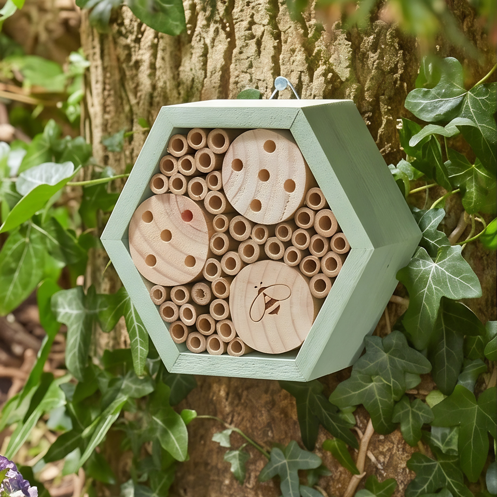 Mason Bee Hex  Box
