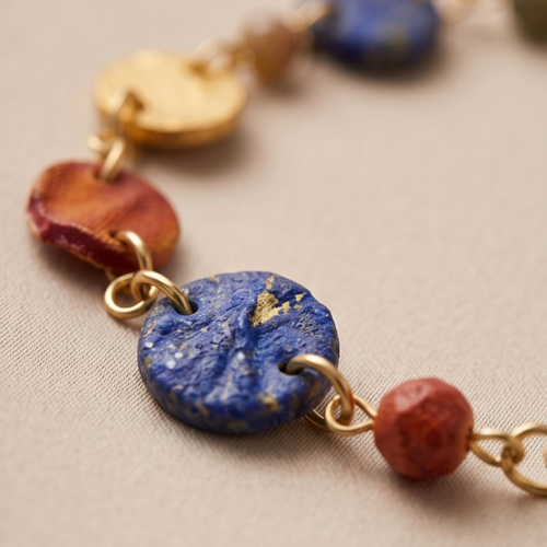 Bead and Brass Bracelet