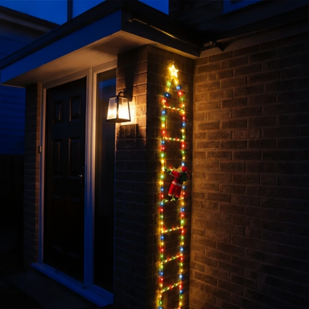 Santa's Light Up Ladder