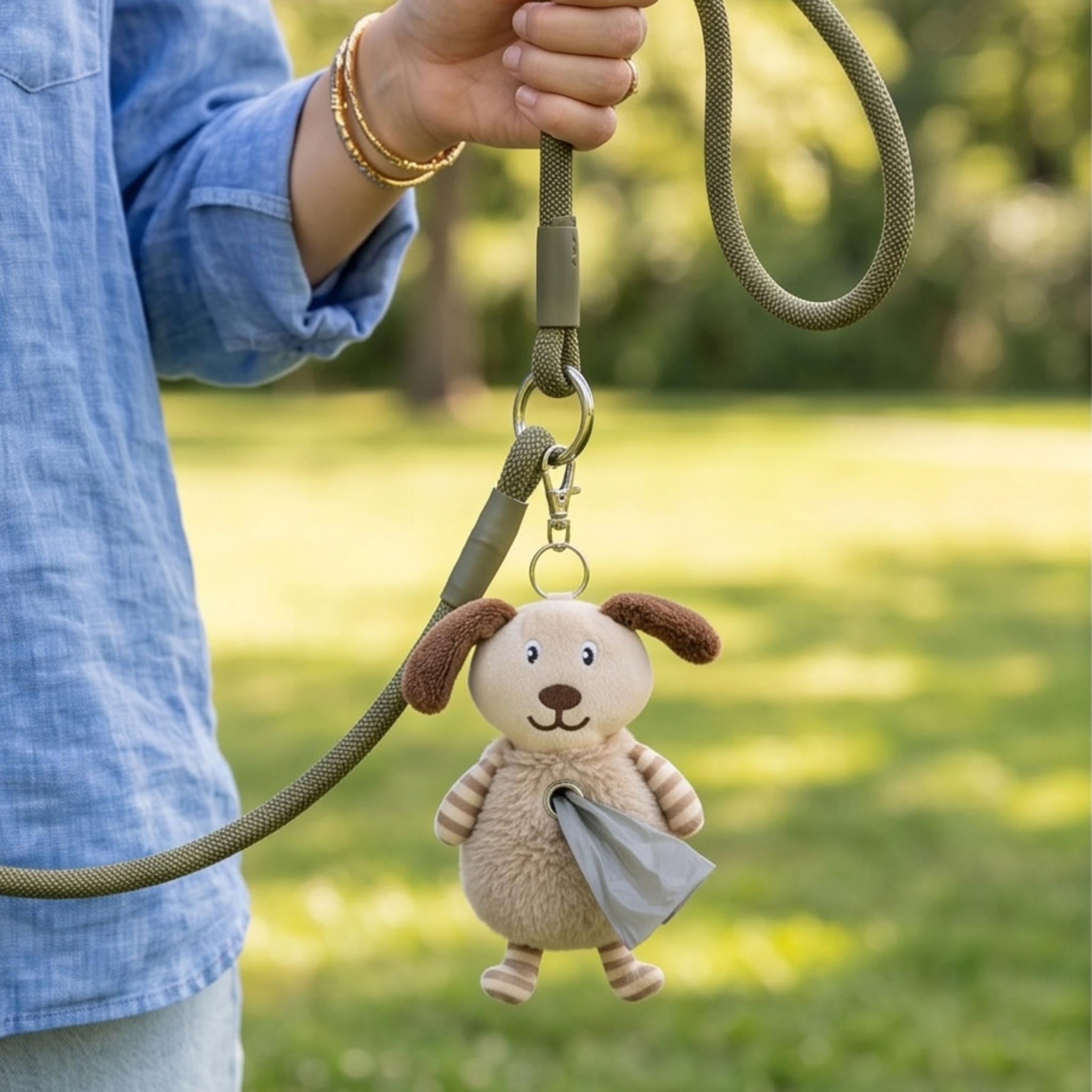 3D Plush Poop Bag with 20 Bags