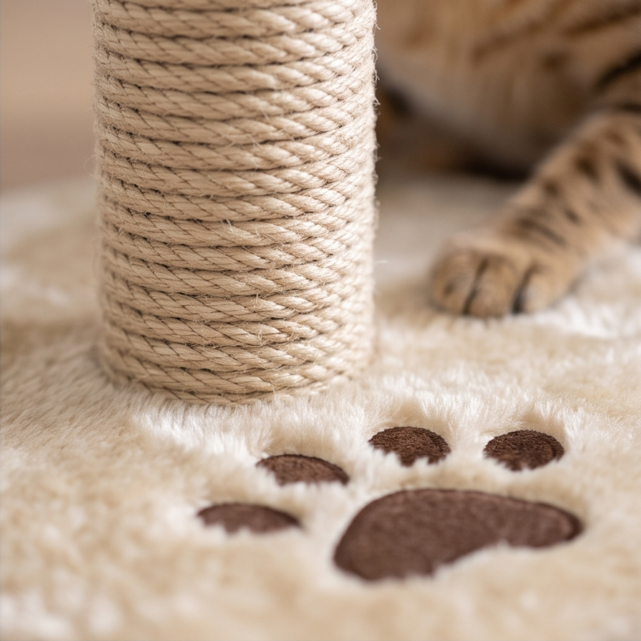 Paw Shape Cat Scratch Post
