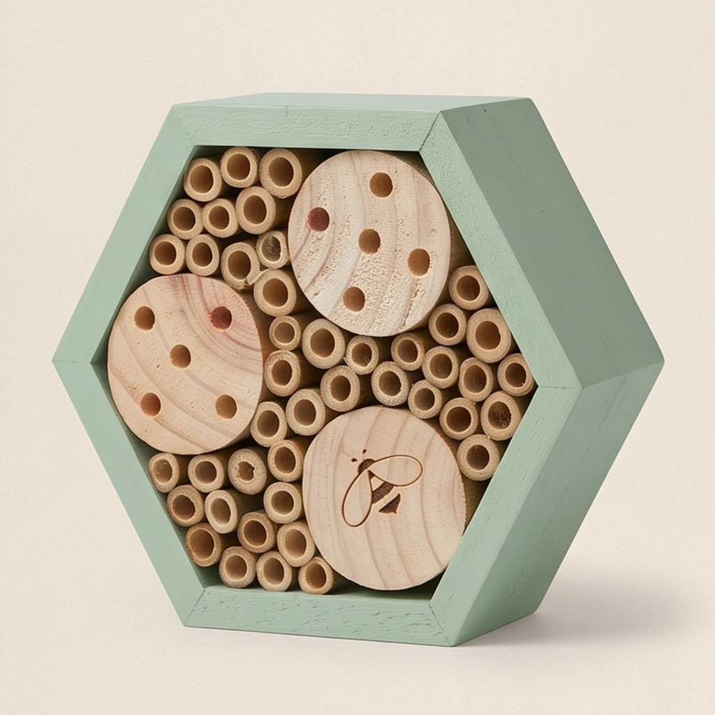 Mason Bee Hex  Box
